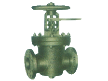 Flange lifting plug valve